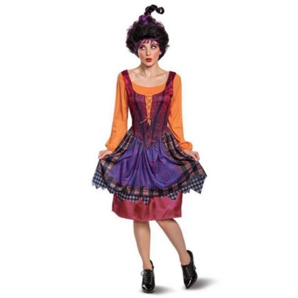 Hocus Pocus Mary Sanderson -- Officially Licensed Women's Witch Costume Dress